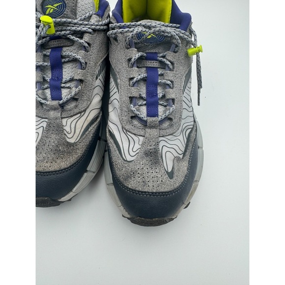 Reebok Zig Kinetica 2.5 Edge GX6832 Mens 10.5 Running‎ Shoes Gray Lime Sneaker main image 15